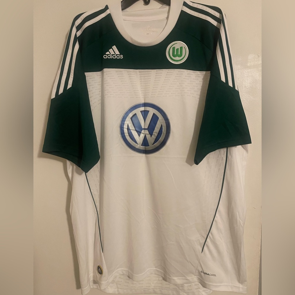 Adidas Wolfsburg Home White ClimaCool Shirt 2010/2011